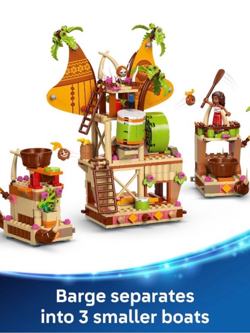 NIB LEGO Disney Kakamora Barge (43258) from Disney's Moana 2 - Picture 10 of 10